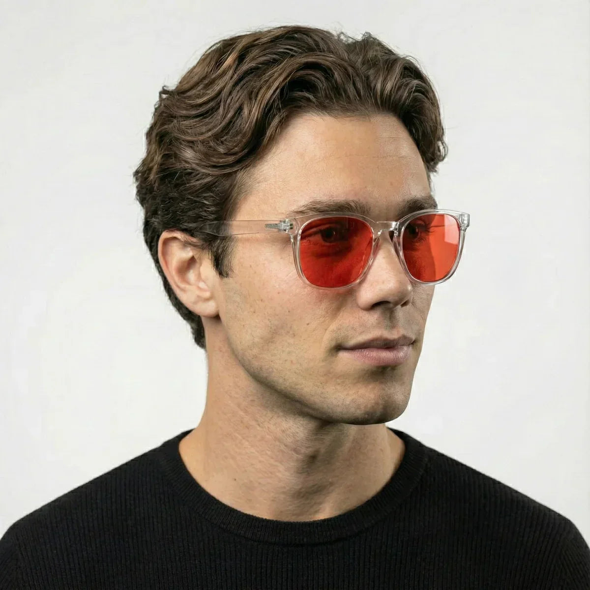 Vincent | Transparent Red Lens Blue Light Blocker.