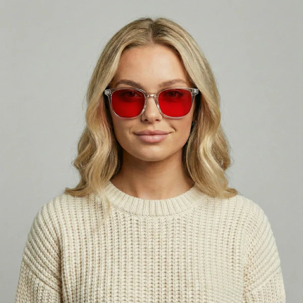 Vincent | Transparent Red Lens Blue Light Blocker.